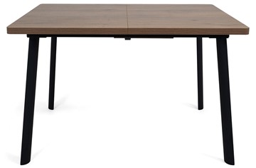 Кухонный раздвижной стол Дали-1L(ноги черные, дуб табако) в Мурманске - предосмотр 1