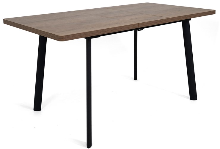 Кухонный раздвижной стол Дали-2L(ноги черные, дуб табако) в Мурманске - изображение 3