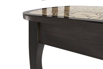 Кухонный стол раскладной Экстра 2 цвет венге-арабика (1000х600х745) в Мурманске - предосмотр 1