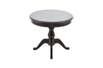 Овальный стол на кухню Фабрицио-1 Круг 1000, (Тон 8 - Венге натуральный) Морилка/Эмаль в Мурманске