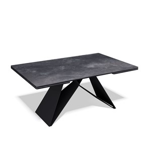 Керамический кухонный стол KB1400, черный/керамика черная в Мурманске