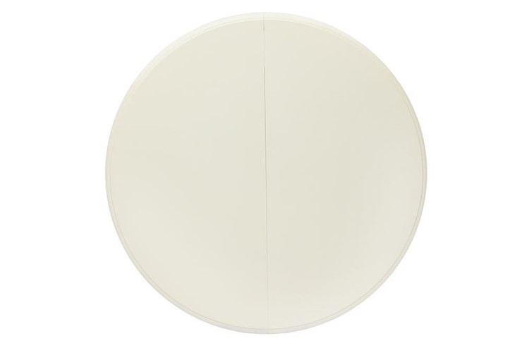 Кухонный раздвижной стол LEONARDO (Леонардо) Dia 107+46x76 pure white (402) арт.13546 в Мурманске - изображение 4