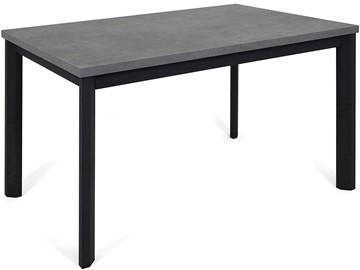 Кухонный раскладной стол Нагано-3L (ноги черные, серый камень) в Мурманске