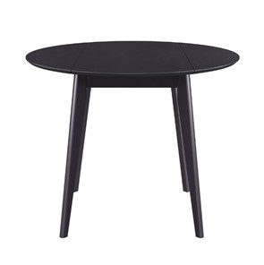 Кухонный раздвижной стол Орион Drop Leaf 100, Черный в Мурманске