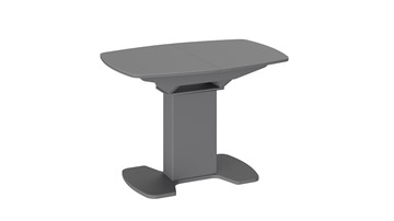 Стеклянный обеденный стол Портофино (СМ(ТД)-105.01.11(1)), цвет Серое/Стекло серое матовое LUX в Мурманске