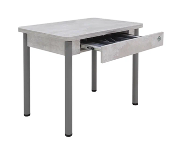 Кухонный раскладной стол Прайм-3Р, Цемент светлый в Мурманске - предосмотр 2