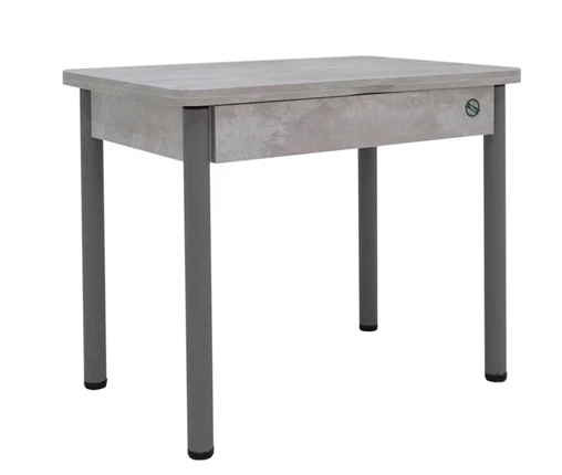Кухонный раскладной стол Прайм-3Р, Цемент светлый в Мурманске - изображение