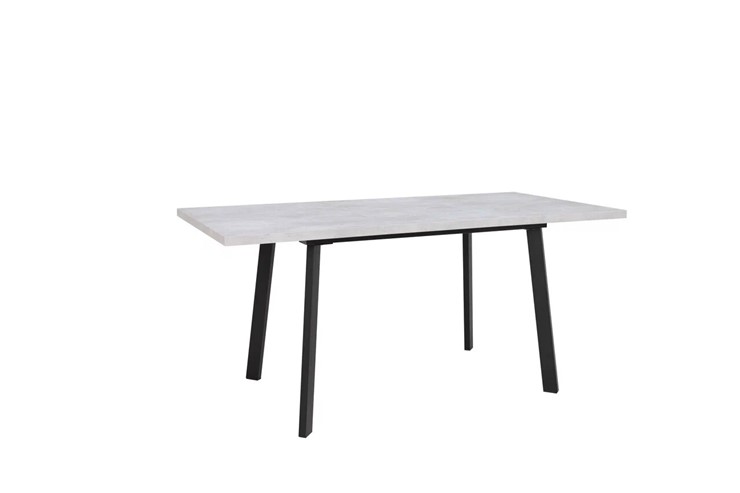 Раздвижной стол Робин, опоры прямые, цемент светлый в Мурманске - изображение 2