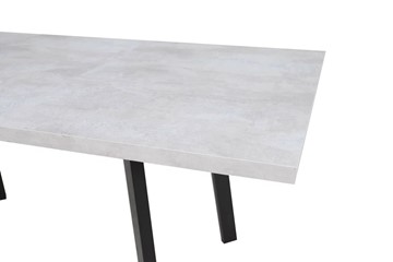 Раздвижной стол Робин, опоры прямые, цемент светлый в Мурманске - предосмотр 3