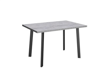 Раздвижной стол Робин, опоры прямые, цемент светлый в Мурманске - предосмотр