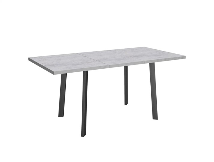 Раздвижной стол Робин, опоры прямые, цемент светлый в Мурманске - изображение 4