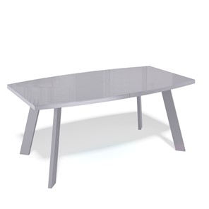 Стеклянный кухонный стол SL1600 (серый/стекло серое глянец) в Мурманске