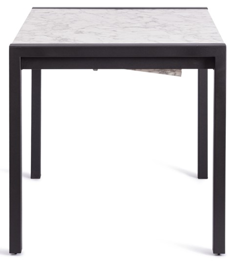 Кухонный стол раздвижной SVAN (mod. 1011) ЛДСП+меламин/металл, 120+67х74х75, сосна/чёрный арт.19490 в Мурманске - изображение 1