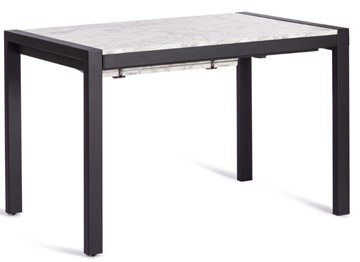 Кухонный стол раздвижной SVAN (mod. 1011) ЛДСП+меламин/металл, 120+67х74х75, сосна/чёрный арт.19490 в Мурманске - предосмотр