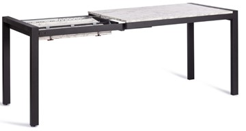 Кухонный стол раздвижной SVAN (mod. 1011) ЛДСП+меламин/металл, 120+67х74х75, сосна/чёрный арт.19490 в Мурманске - предосмотр 5