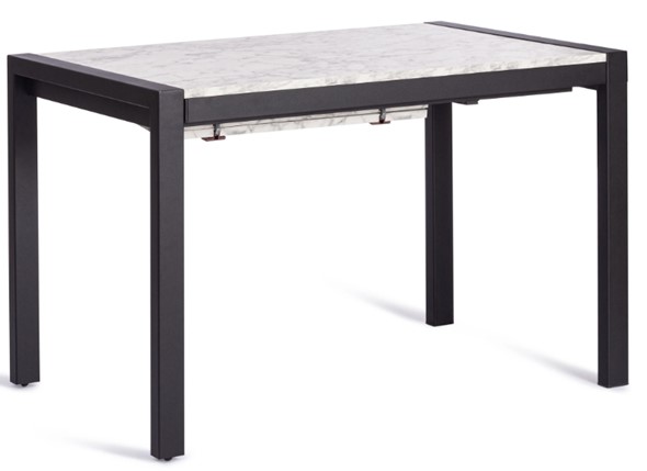 Кухонный стол раздвижной SVAN (mod. 1011) ЛДСП+меламин/металл, 120+67х74х75, сосна/чёрный арт.19490 в Мурманске - изображение