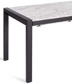 Кухонный стол раздвижной SVAN (mod. 1011) ЛДСП+меламин/металл, 120+67х74х75, сосна/чёрный арт.19490 в Мурманске - предосмотр 7