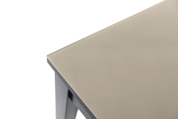 Кухонный стол раскладной Токио дерево №3 (стекло молочное/венге) в Мурманске - предосмотр 5