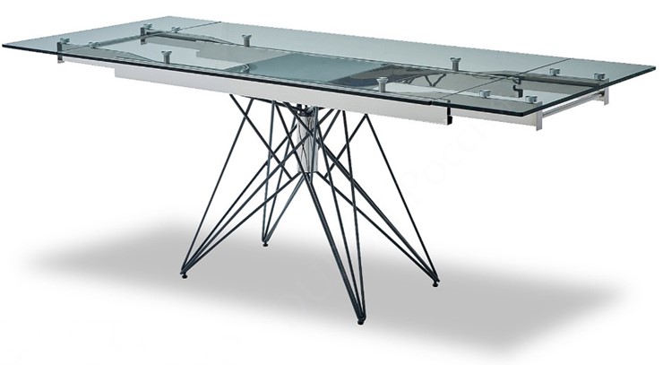 Раздвижной стол T-041 (140) прозрачный в Мурманске - изображение 3