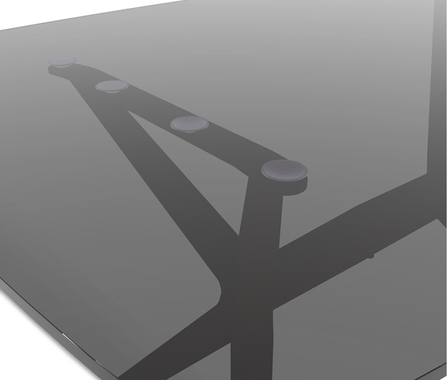 Обеденный стол SHT-ТT26 90 стекло/SHT-TU30 дымчатый/серый в Мурманске - изображение 4
