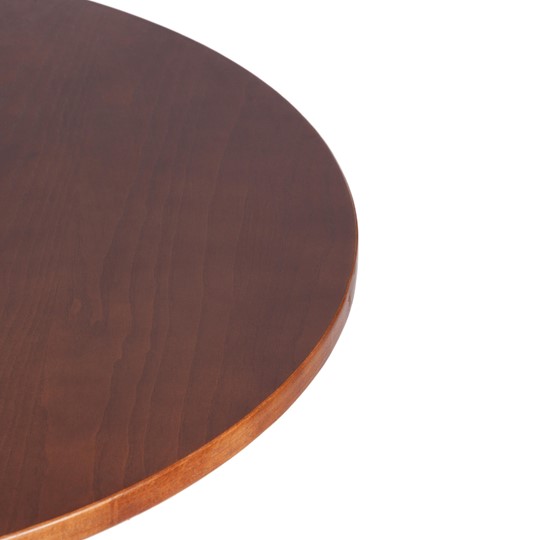 Кухонный стол THONET (mod.T9108) дерево вяз, 100х75 см, Темный Орех (№5) арт.20502 в Мурманске - изображение 2