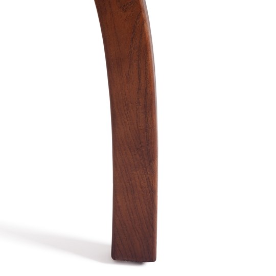 Кухонный стол THONET (mod.T9108) дерево вяз, 100х75 см, Темный Орех (№5) арт.20502 в Мурманске - изображение 4