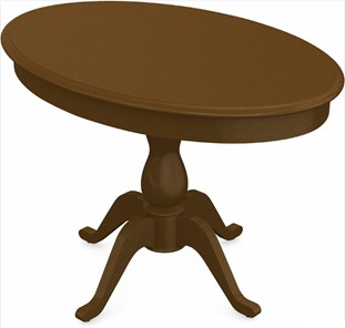 Раздвижной стол Фабрицио-1 исп. Эллипс, Тон 2 Покраска + патина с прорисовкой (на столешнице) в Мурманске