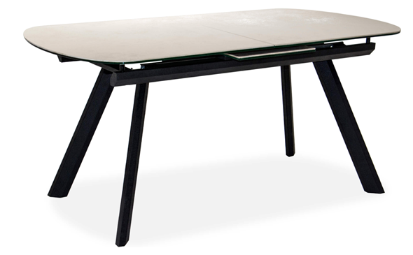 Обеденный раздвижной стол Шамони 2CQ 160х90 (Oxide Avorio/Графит) в Мурманске - изображение