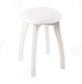 Обеденный стул Луго, аттика белый, каркас массив белый в Мурманске