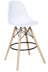 Барный кухонный стул Cindy Bar Chair (mod. 80) 46х55х106 белый арт.12656 в Мурманске