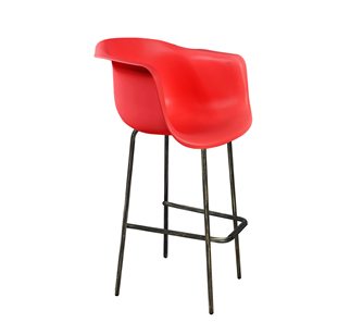 Барный стул SHT-ST31/S29 (красный/черный муар/золотая патина) в Мурманске