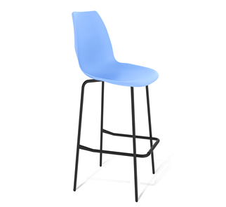 Барный стул SHT-ST29/S29 (голубой pan 278/черный муар) в Мурманске