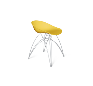 Кухонный стул SHT-ST19/S112 (желтый/хром лак) в Мурманске - предосмотр