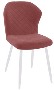 Обеденный стул 239 розовый, ножки белые в Мурманске
