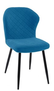Мягкий стул 239 синий, ножки черные в Мурманске