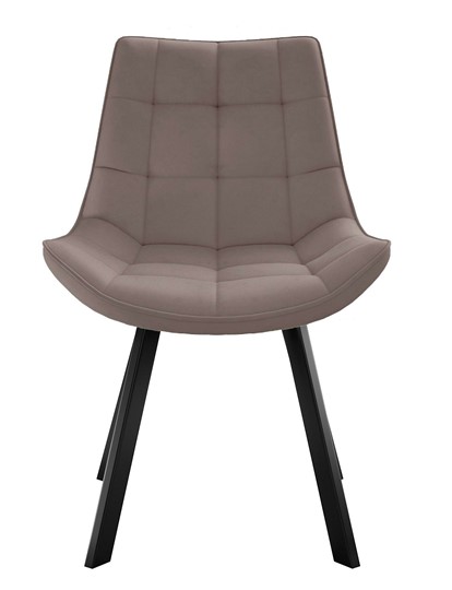 Обеденный стул 263 Поворотный, Микровелюр B5 Latte / опоры черные в Мурманске - изображение 1