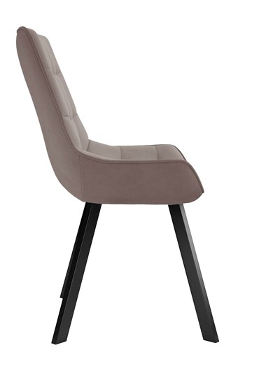 Обеденный стул 263 Поворотный, Микровелюр B5 Latte / опоры черные в Мурманске - изображение 2