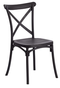Кухонный стул CROSS (mod. PL24) 48х58х89 Black (черный) 05 арт.20049 в Мурманске