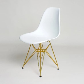 Обеденный стул DSL 110 Gold (белый) в Мурманске
