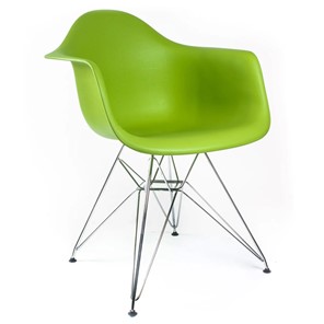Обеденный стул DSL 330 Chrom (зеленый) в Мурманске