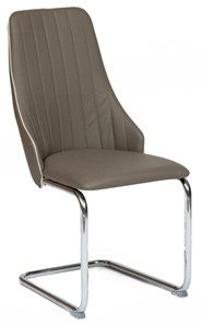 Обеденный стул FRATELLI (mod.8415) 44х62х97 пепельно-коричневый (окантовка слон.кость) в Мурманске