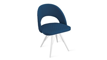 Кухонный стул Гэтсби К3 (Белый матовый/Велюр Confetti Blue) в Мурманске