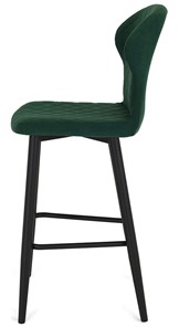 Обеденный стул Марио барный(Изумрудный Т189/ноги черные) в Мурманске - предосмотр 1