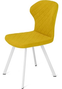 Кухонный стул Марио (Желтый Т182/ноги белые) в Мурманске