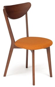 Кухонный стул MAXI (Макси), бук/ткань 86x48,5x54,5 Оранжевый/коричневый (2 шт) арт.10467 в Мурманске