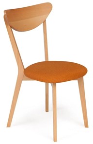 Кухонный стул MAXI (Макси), бук/ткань 86x48,5x54,5 Оранжевый/натуральный бук арт.19592 в Мурманске