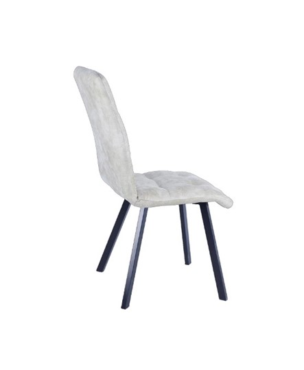 Кухонный стул Премьер С166 квадрат серый (под хром) в Мурманске - изображение 1