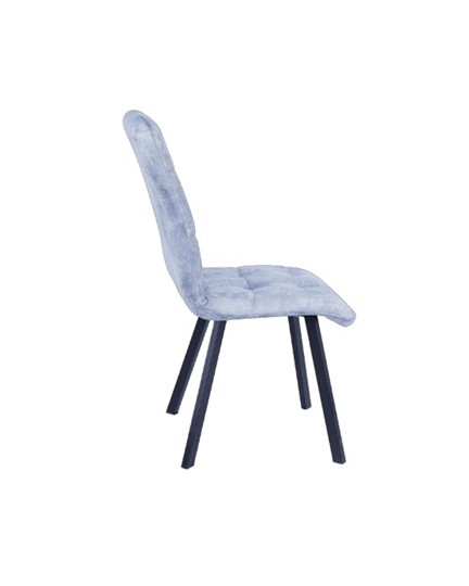 Кухонный стул Премьер С166 квадрат серый (под хром) в Мурманске - изображение 4