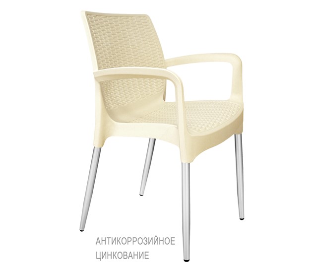 Кухонный стул SHT-ST76/S424-С (белый/хром лак) в Мурманске - изображение 1