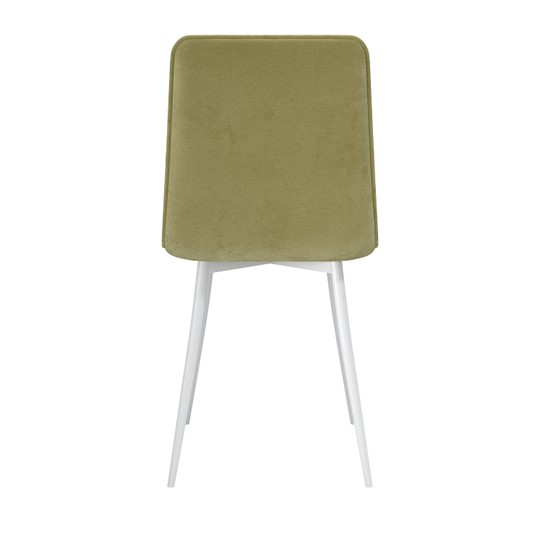 Обеденный стул Тахо, велюр тенерифе нефрит/Цвет металл белый в Мурманске - изображение 3